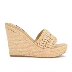 NINE WEST Women's Holand Casual Espadrille Wedge Sandals